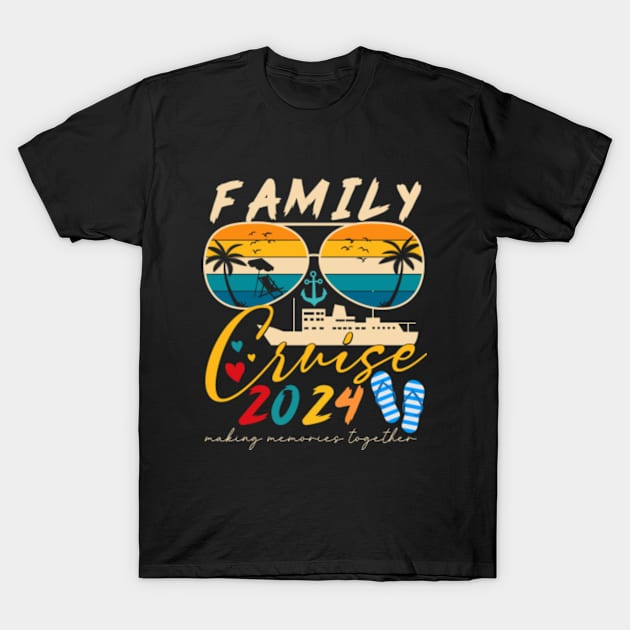 Family Cruise 2024 Making Memories Together T-Shirt by GreenCraft